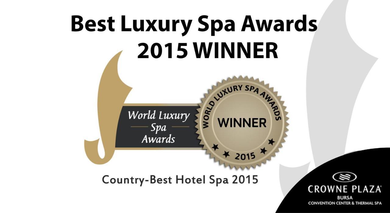 Crowne Plaza Bursa Convention Center & Thermal Spa By Ihg Eksteriør bilde World Luxury Spa Awards 2015