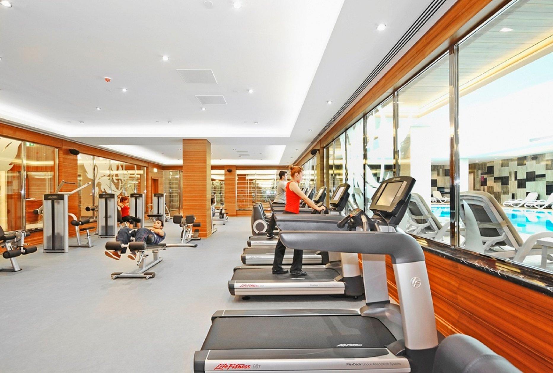 Crowne Plaza Bursa Convention Center & Thermal Spa By Ihg Eksteriør bilde The gym at the hotel